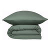 BETTWÄSCHESET Ella - Baumwollsatin - 2-teilig - 155 x 220 cm - Dunkelgrün - Dunkelgrün, Textil (155/220cm) - SCHIESSER