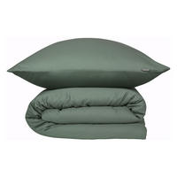 BETTWÄSCHESET Ella - Baumwollsatin - 2-teilig - 155 x 220 cm - Dunkelgrün - Dunkelgrün, Textil (155/220cm) - SCHIESSER
