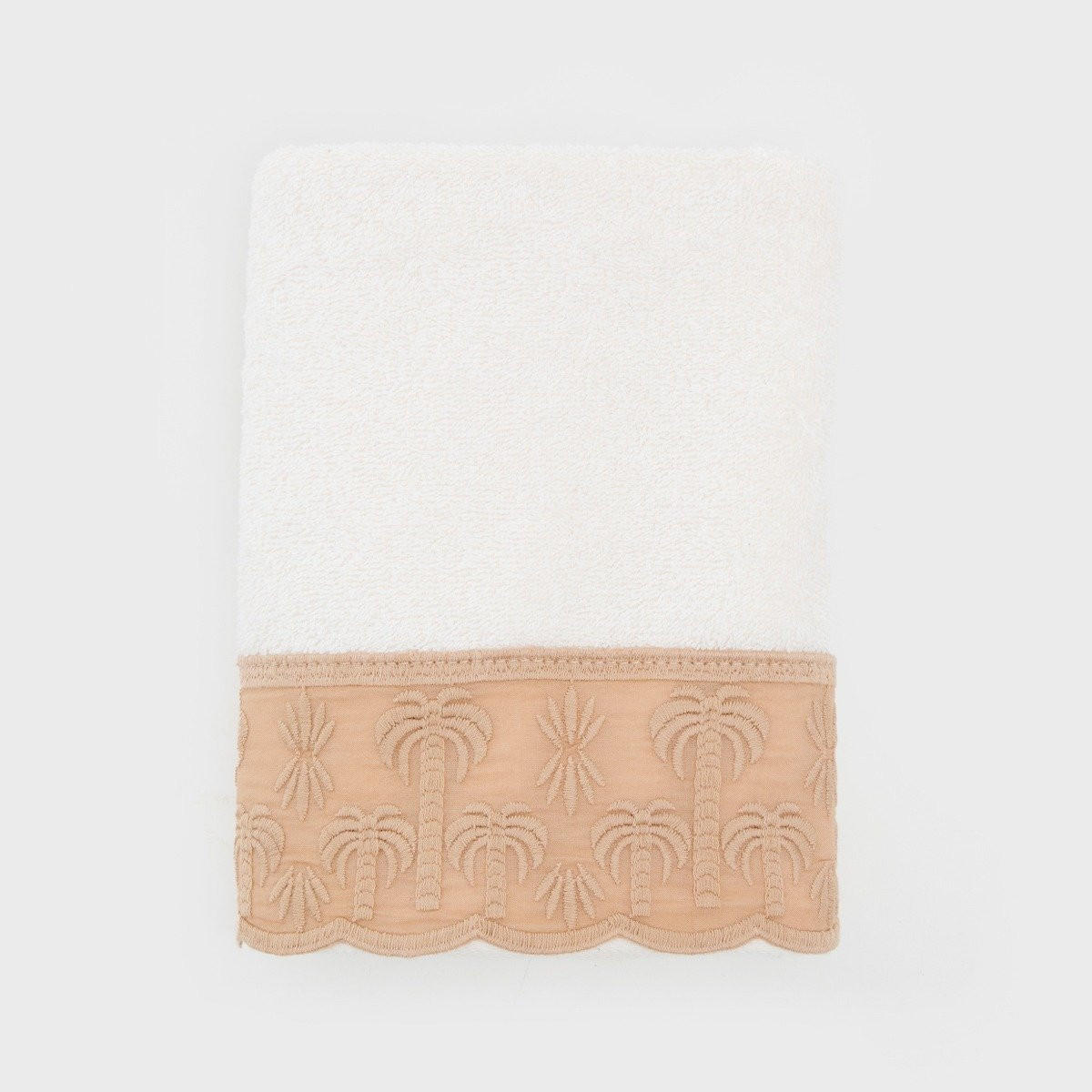 BADETUCH Moeli beige 50/90 cm - Beige, Textil (50/90cm) - Homla