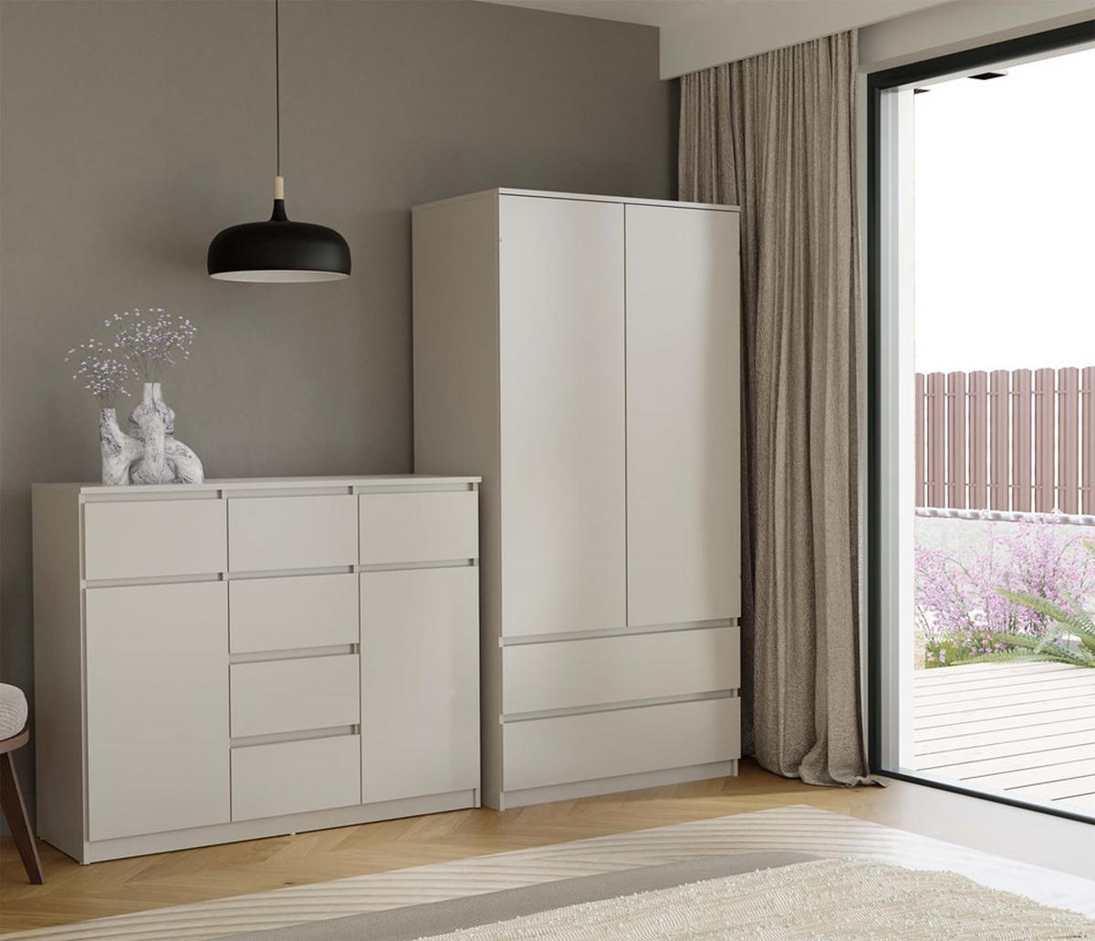 KOMMODE Kaschmir 120/96,5/40 - Kaschmir, Holzwerkstoff (120/97/40cm) - RAUMHIRSCH FURNITURE