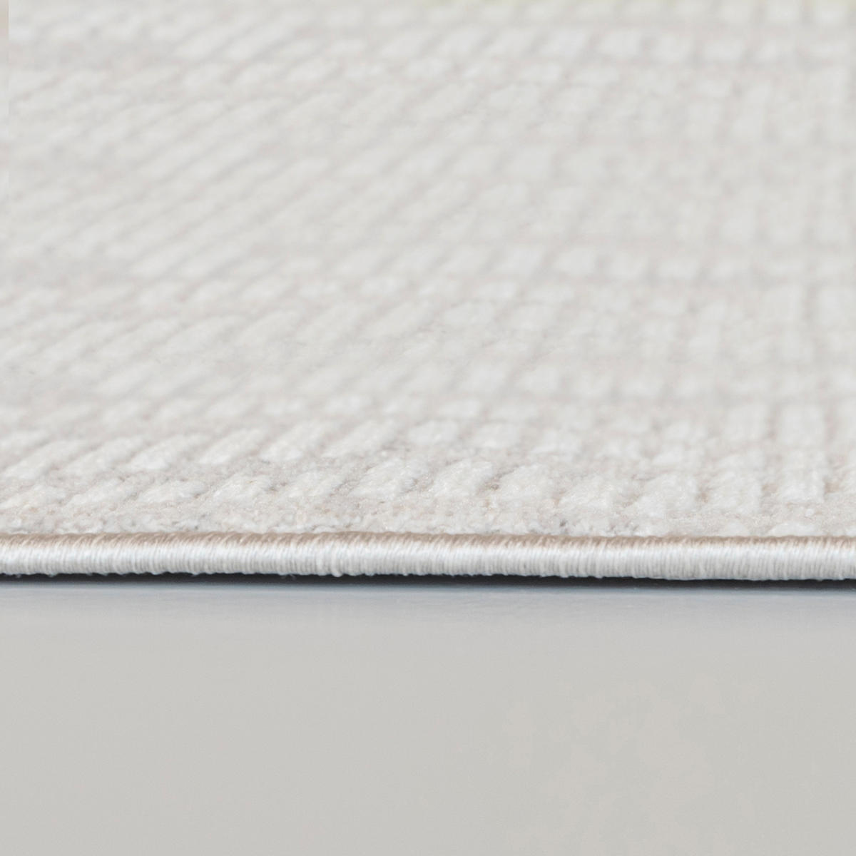 TEPPICH Beige Abstrakt - Rechteckig Moderne - 140 x 200 cm - Ecru/Beige, Textil (140/200cm) - Mazovia
