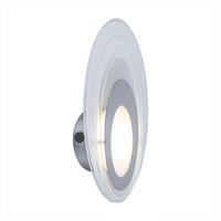 LED WANDLEUCHTE Aluminium Silber Satiniert - Silberfarben, Metall (16/5.5/28cm) - Esto