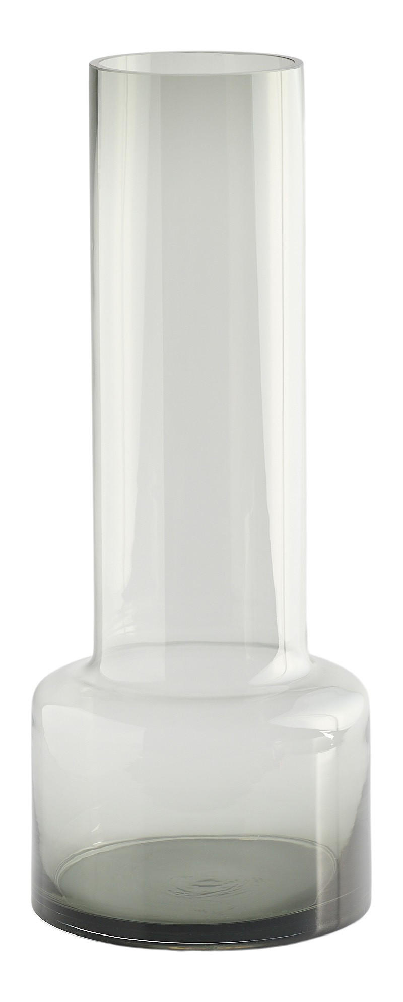 VASE Roni - Dunkelgrau, Glas (52cm) - home&you