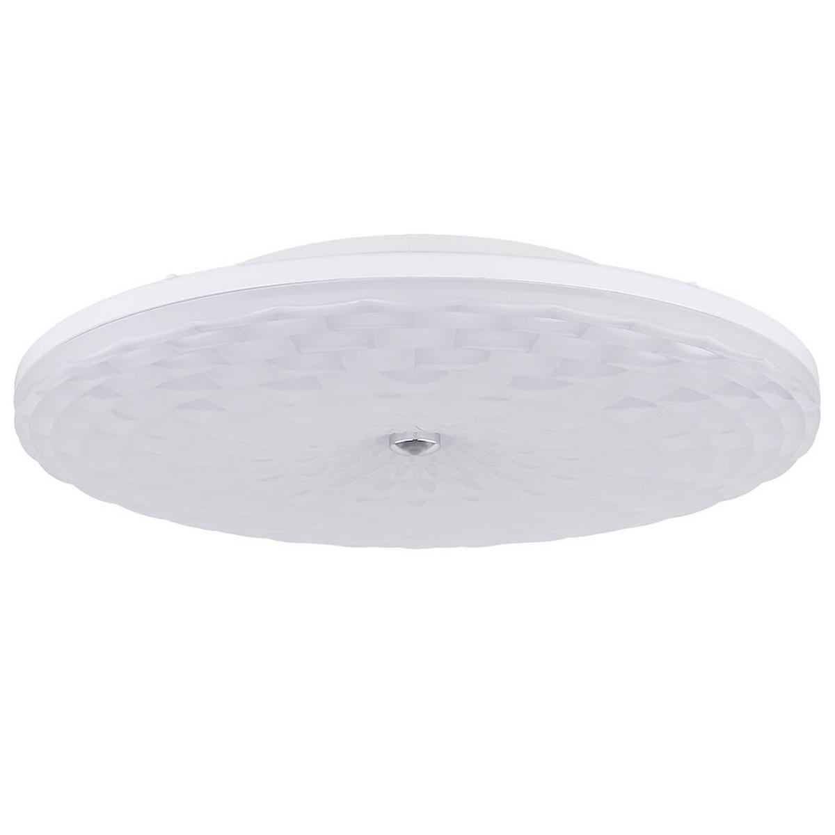 LED DECKENLEUCHTE Metall Weiß - Weiß, Metall (48.5/48.5/10cm) - Globo Lighting
