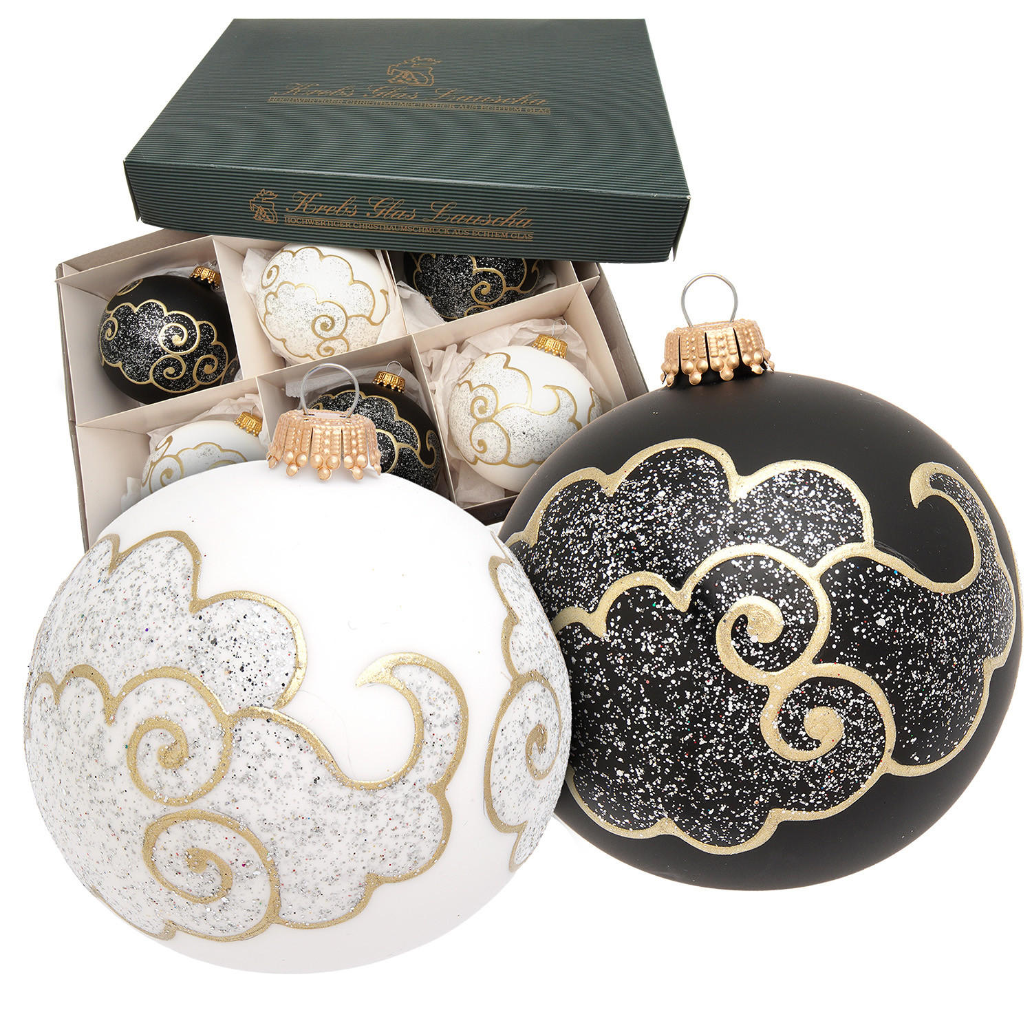 XXXLutz Christbaumkugeln Mehrfarbig 8x8x8 cm