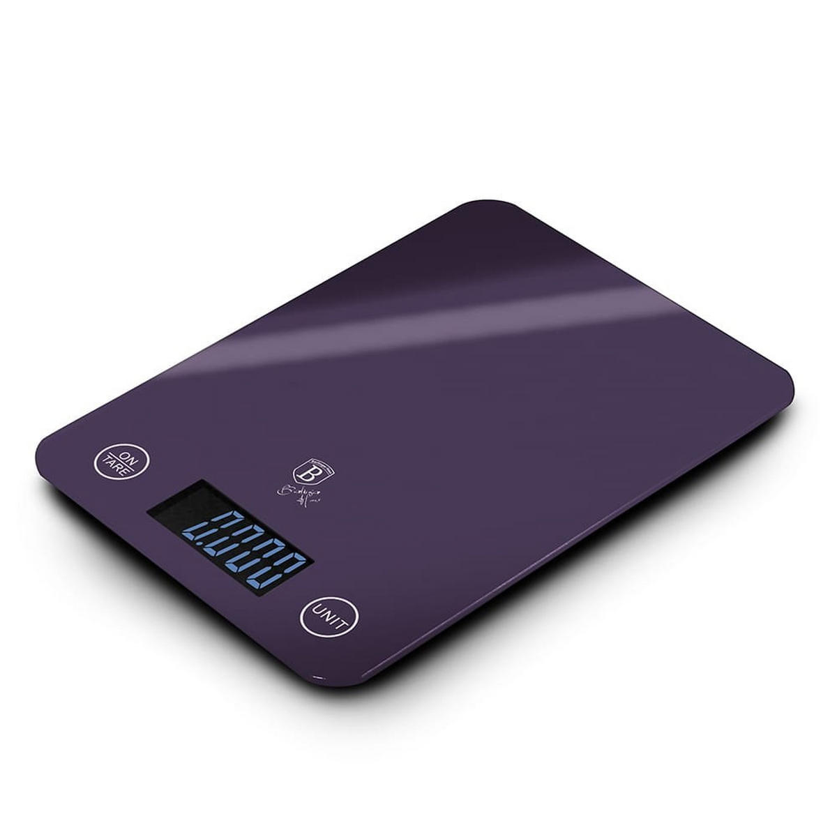KÜCHENWAAGE Ultra-slim Purple Eclipse BH9364 - Violett, Glas - Berlinger Haus