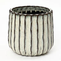 KERAMIK-BLUMENTOPF salbeigrün, Ø 23 × H 21 cm - Salbeigrün, Keramik (22cm)