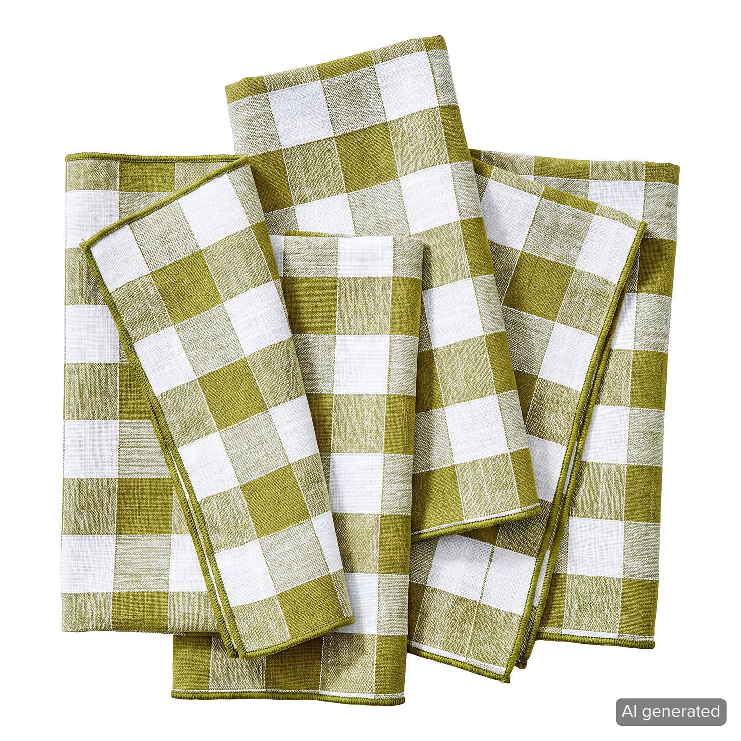 SERVIETTE (4er-Set) Medley - Grün, Textil (42/42cm) - Butlers