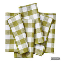 SERVIETTE (4er-Set) Medley - Grün, Textil (42/42cm) - Butlers