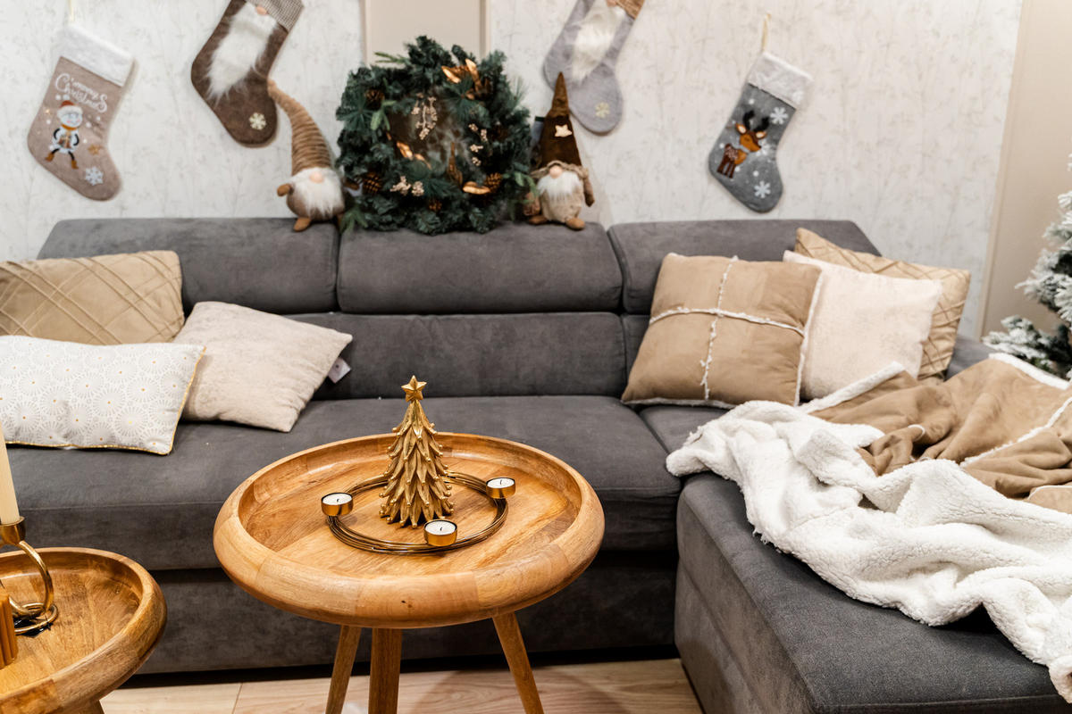 TEELICHTHALTER 28,5/28,5/3,5 cm - Goldfarben, Metall (28.5/3.5/28.5cm) - Home Styling Collection
