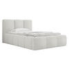 POLSTERBETT Kevson Boucle 90 - Creme, Holz (90/200cm) - MIRJAN24