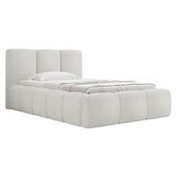 POLSTERBETT Kevson Boucle 90 - Creme, Holz (90/200cm) - MIRJAN24