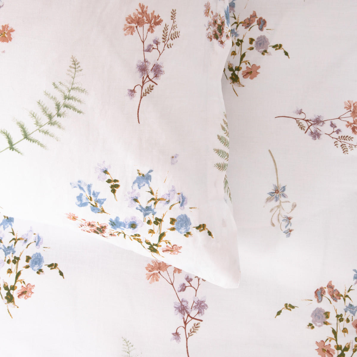 BETTWÄSCHE Fern 200/220 cm - Multicolor/Weiß, Textil (220/200cm) - Homla