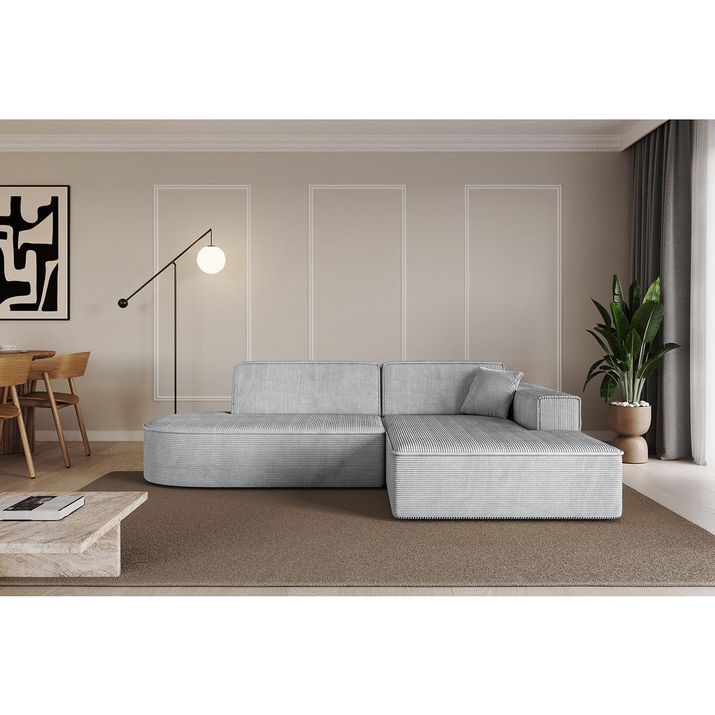 Thumbnail - Altdecor Ecksofa, Grau, Textil, 3-Sitzer, 232x165 cm, Wohnzimmer, Sofas & Couches, Wohnlandschaften, Ecksofas