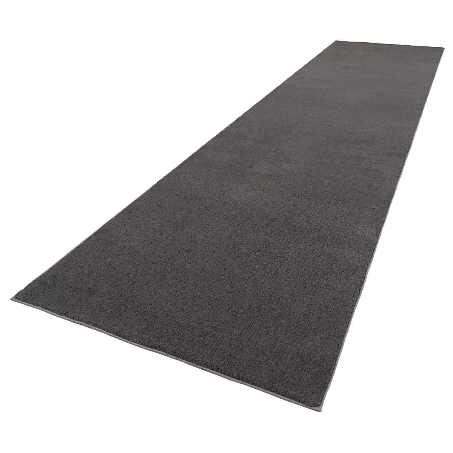 FLACHWEBETEPPICH Anthrazit 80 x 150 cm - Anthrazit, Kunststoff (80/150cm) - TT Home