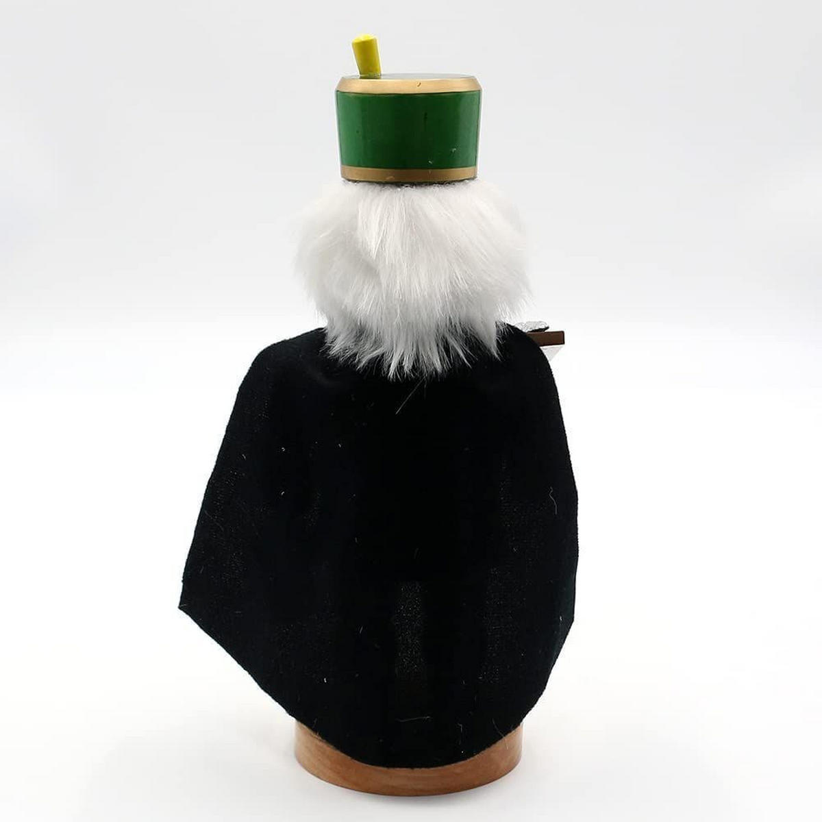 RAUCHFIGUR Bergmann mit Umhang u. Erzbrett 9/6/17 cm - Schwarz, Holz (6/17/9cm) - Dekoteam24