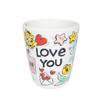 BECHER Liebe in Bunt - 350 ml - Multicolor, Keramik (0.35L) - Blond Amsterdam
