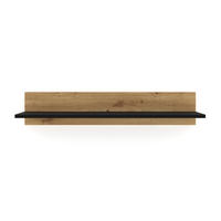 WANDREGAL Artisan, Schwarz 100/19/20 - Schwarz, Holzwerkstoff (100/19/20cm) - RAUMHIRSCH FURNITURE