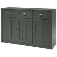 SIDEBOARD Athen-61 - Grün, Holzwerkstoff (130/86/43cm) - Lomado