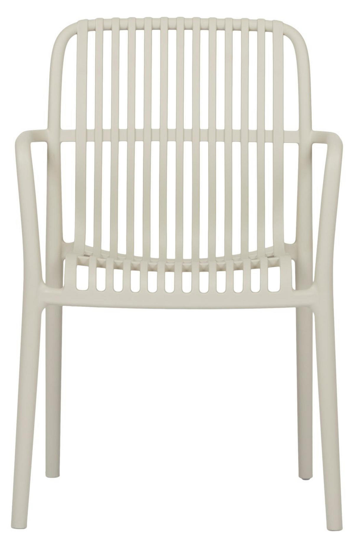 GARTENSTUHL, Iben, Sandfarben, Kunststoff, 56 x 58 x 83 cm - Sandfarben, Kunststoff (56/83/58cm) - ebuy24