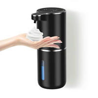 SCHAUMSEIFENSPENDER Automatisch Schwarz 380ml - Schwarz, Kunststoff (1/1/1cm)