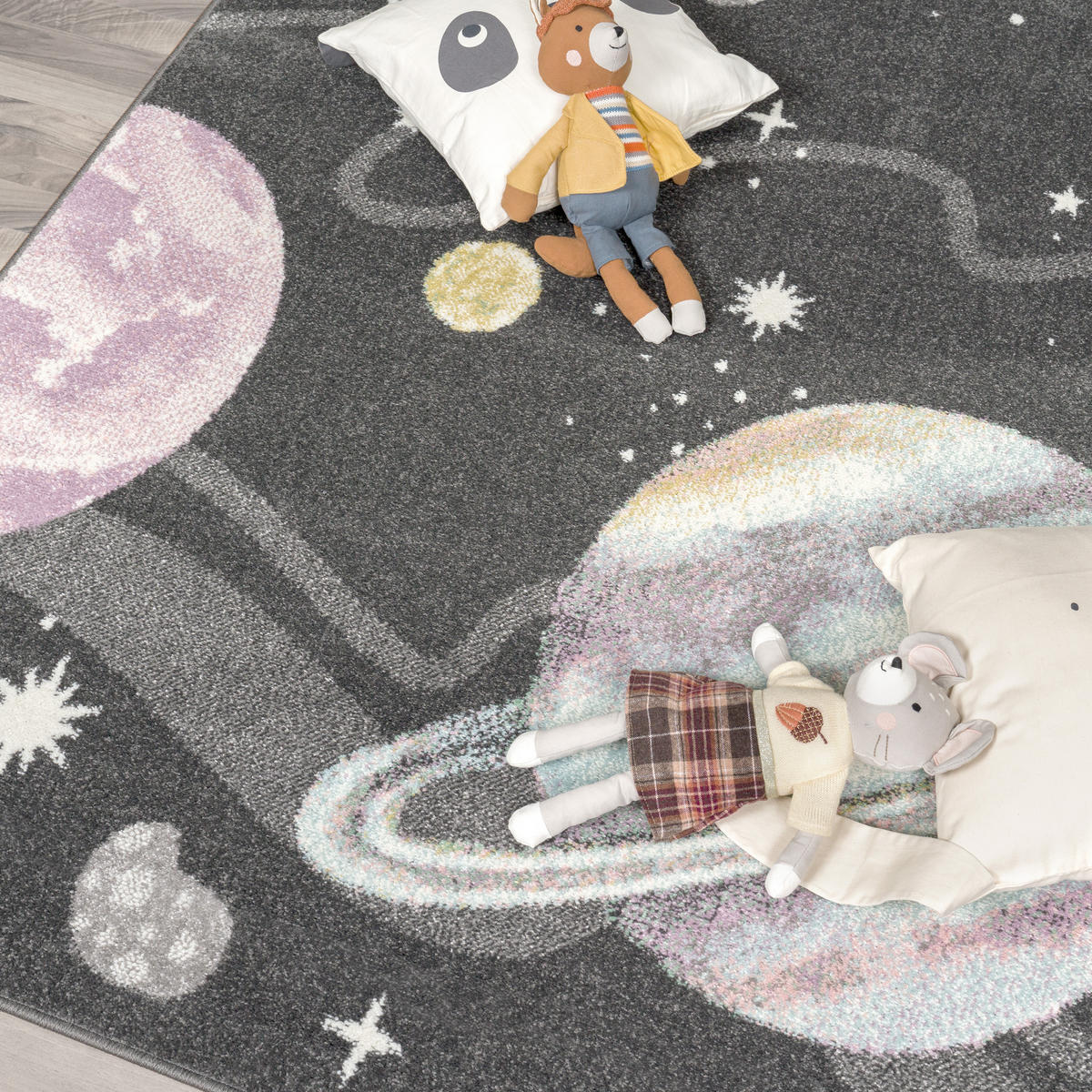 KINDERTEPPICH 133/190 cm Nino 888 - Anthrazit, Textil (133/190cm) - Paco Home