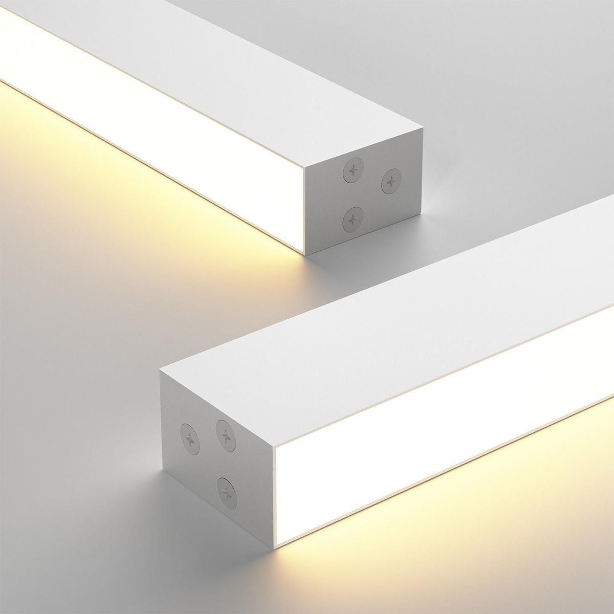 LED-DECKENLEUCHTE Werner 107/3.5/5.5 cm - Weiß, Metall (107/3.5/5.5cm) - Nettlife