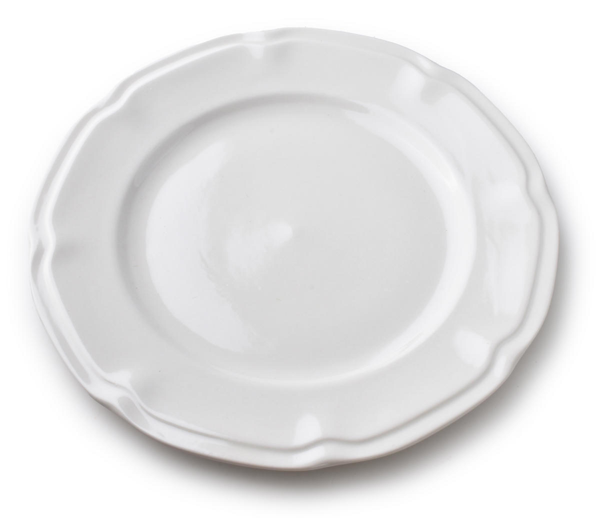 DINNERTELLER Hella Weiß 26/26/2 cm Keramik - Weiß, Keramik (26cm) - Mondex