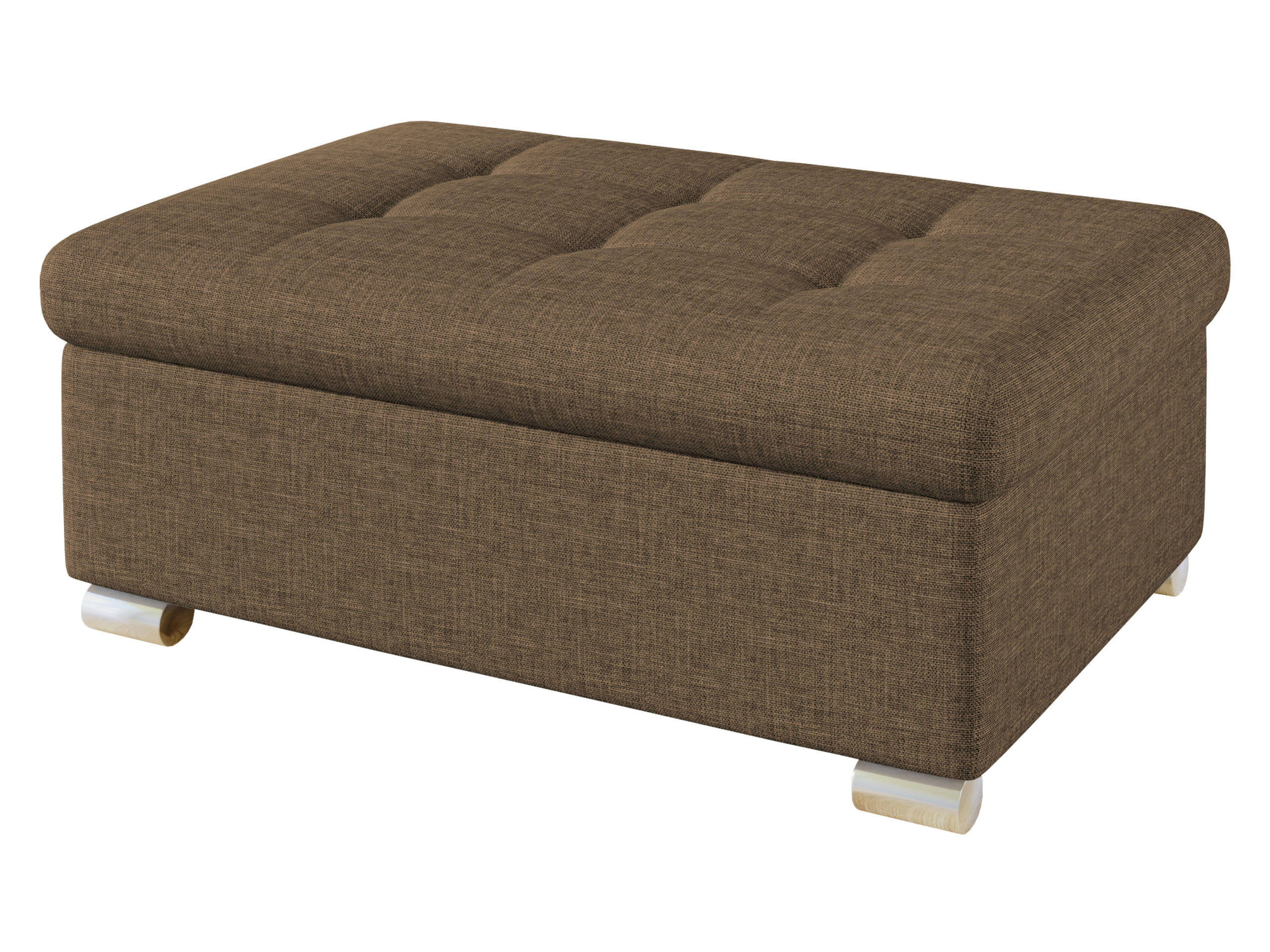 Mirjan24 Polsterhocker Braun 96x41x70 cm