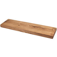 WANDREGAL rustikales 22/3,8/50 cm dunkle Eiche - Dunkelbraun, Holz (50/3.8/22cm)