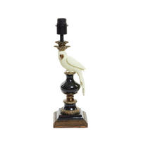 LAMPENFUSS Nyasa Bronze 14,5/14,5/46,5 cm - Schwarz, Kunststoff (14.5/14.5/46.5cm) - Light & Living