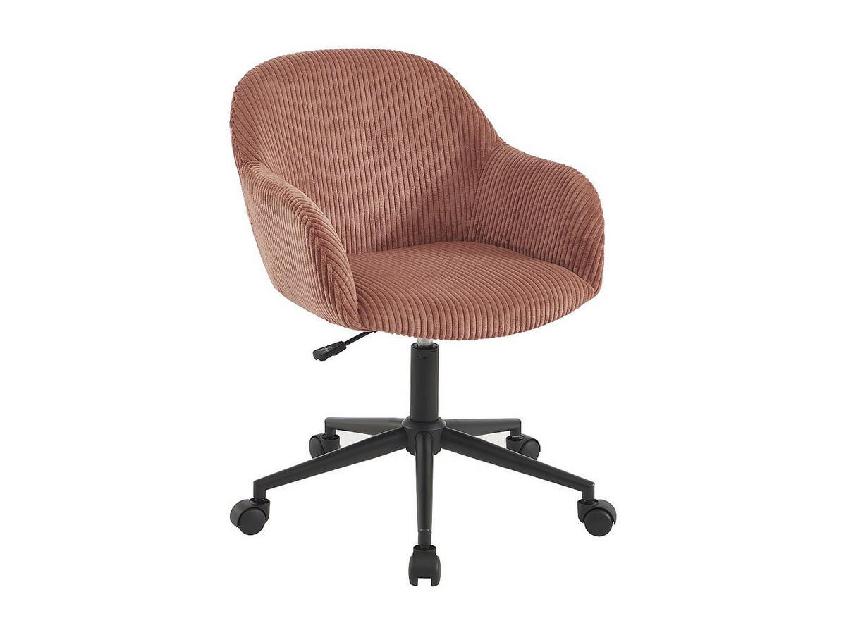 BÜROSTUHL ohne Armlehnen - 58 cm x 64 cm - stoff - rosa Marenzia - Pink, Textil (58/87/64cm) - Vente-Unique