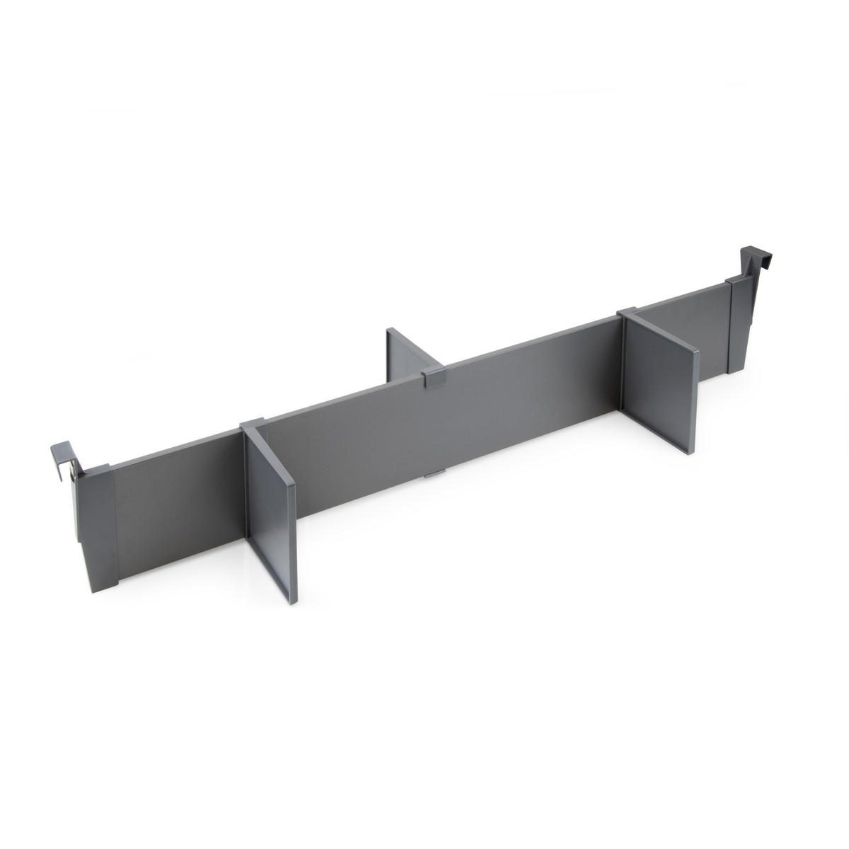TRENNWANDSET für die Innenausstattung der Schubladen Vertex-Concept, Breite 900mm, Aluminium und Kunststoff, Anthrazitgrau - Anthrazit, Metall (16/5.5/81cm) - EMUCA