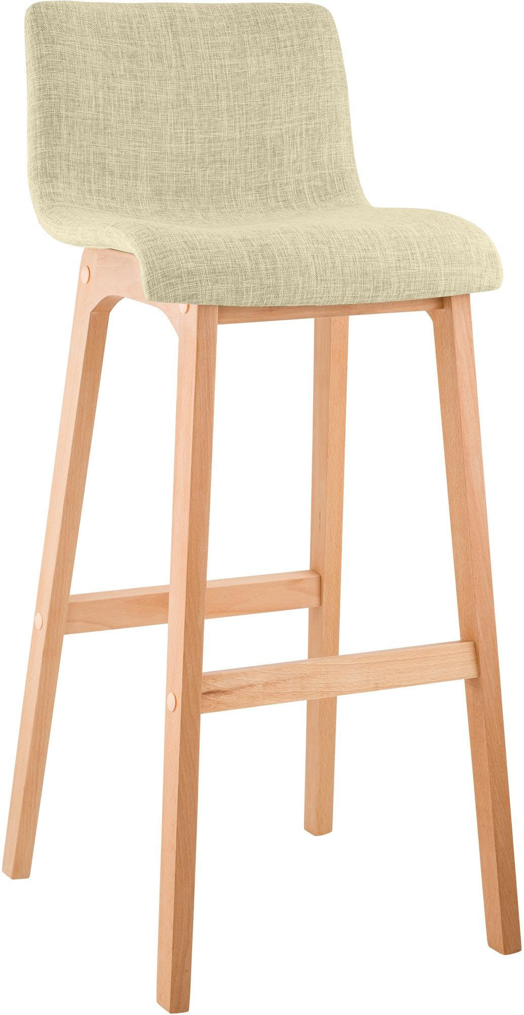 furnicato Barhocker Creme 41x102x46 cm