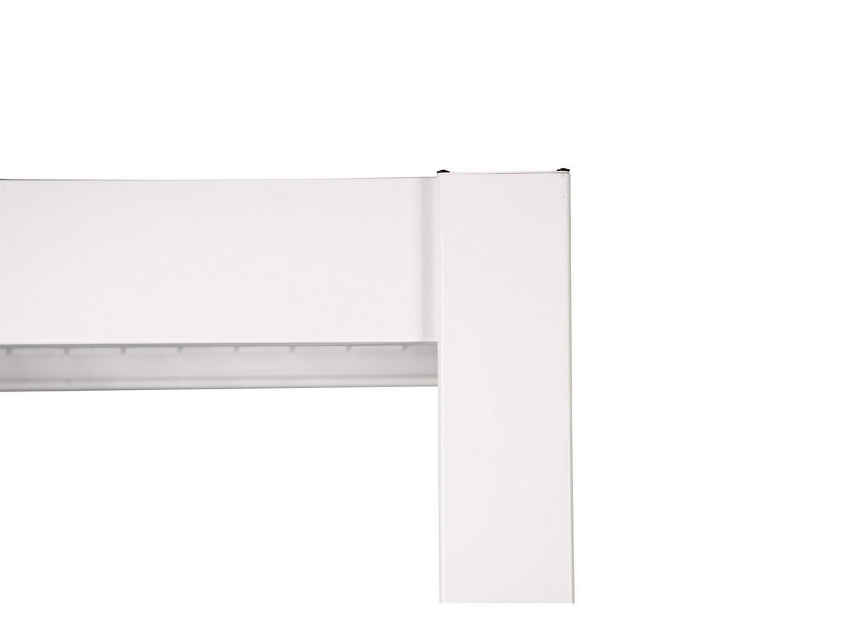 LAMELLENPERGOLA Mirador Classic Weiß 300/400/250 cm - Grau, Kunststoff (400/250/300cm) - Green Spirit