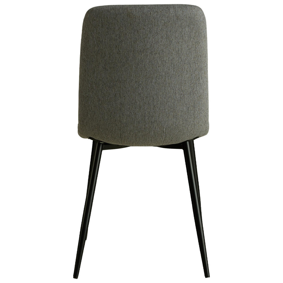 STUHL in Stahl Leinen Grau - Grau, Textil (43/88/50cm) - Homestyle4u