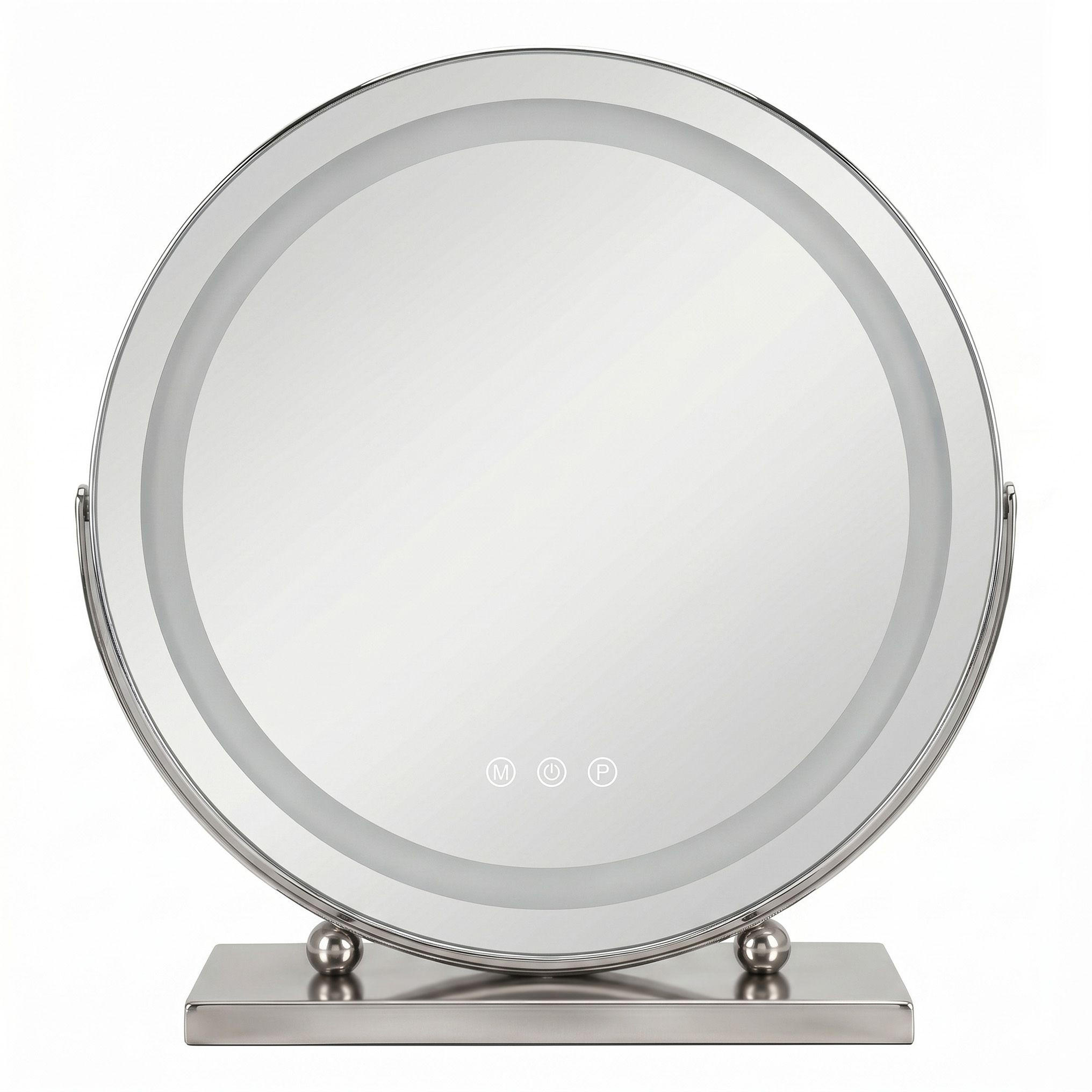 SPIEGEL Rea Led Make-up Chrome 40 Cm - Chromfarben, Glas (4/43/12cm) - REA