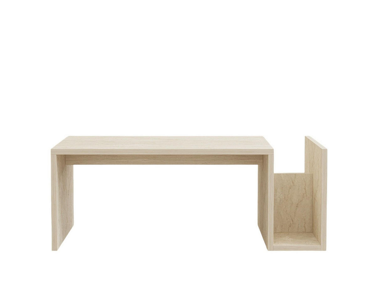 COUCHTISCH memo Travertin - Beige, Holz (86/50/32cm) - Habitat Garten