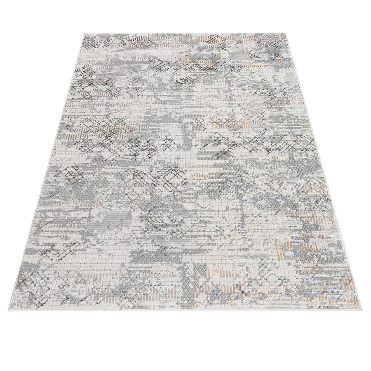 MAZOVIA TEPPICH UD30A - Braun, Grün - 140 x 200 cm - Braun/Grün, Textil (140/200cm) - Mazovia