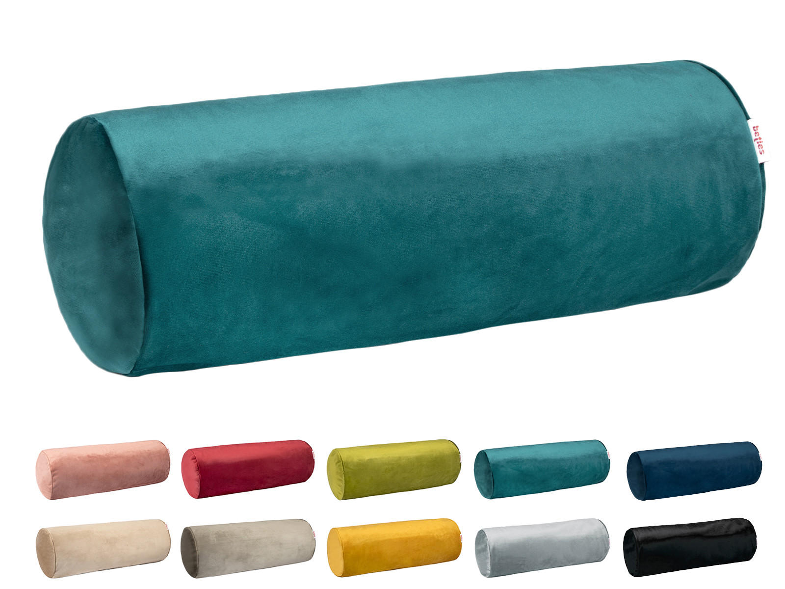 XL-NACKENROLLENHÜLLE Samt&Sonders petrol 25/70 cm - Petrol, Textil (25/70cm) - beties Heimtextil