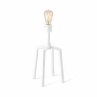 TISCHLEUCHTE Weiß ohne Schirm - Weiß, Metall (20/20/39cm) - Globo Lighting