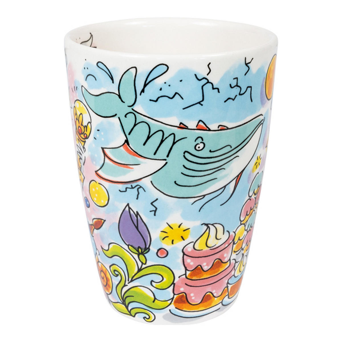 XL-BECHER Symbolica in Bunt - 500 ml - Multicolor, Keramik (0.5L) - Blond Amsterdam