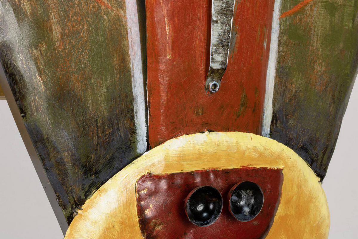 METALLBILD Kupfer 79/77 cm - Grün/Kupferfarben, Metall (2.1/77cm) - KUNSTLOFT