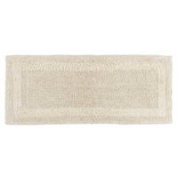 BADEMATTE 40/100 cm, 100% Baumwolle, wendbar - Creme, Textil (40/100cm) - Homescapes