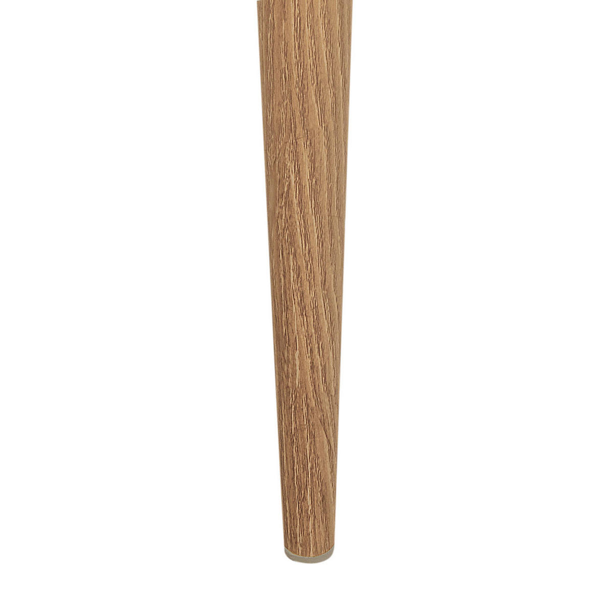 ESSZIMMERSTUHL 2er-Set Kunststoff weiß/heller Holzfarbton Abilene - Hellbraun/Weiß, Kunststoff (53/81/50cm) - Beliani