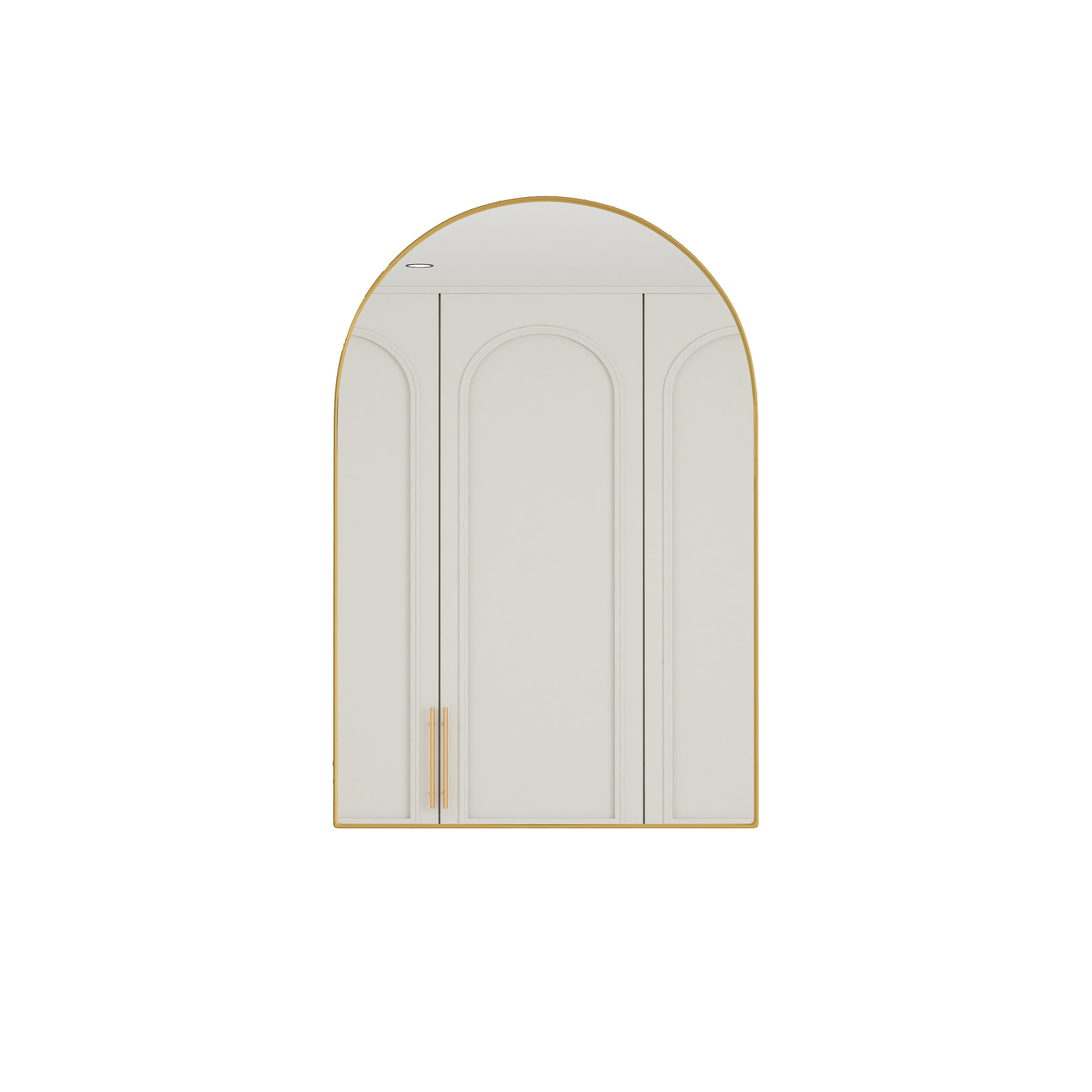 Ej. Life Spiegelschrank Gold 61x91x12 cm
