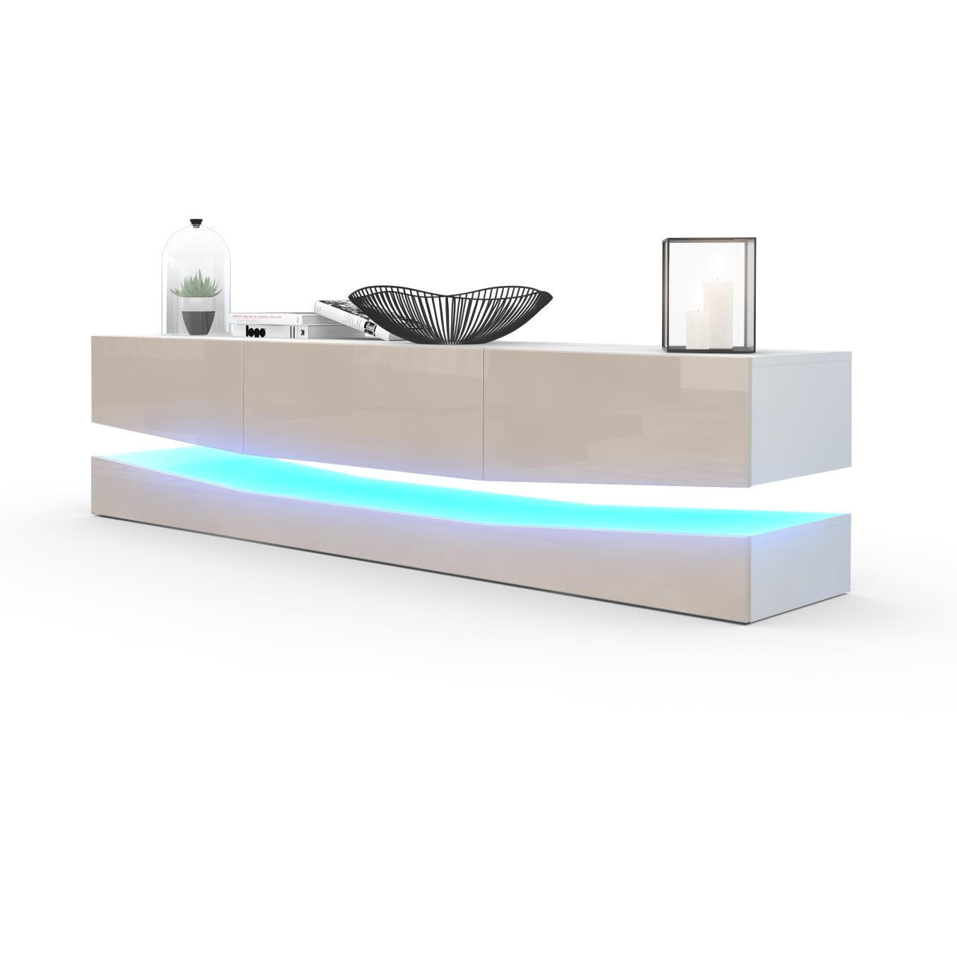 Vladon Lowboard Sand 178x48x39 cm