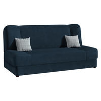 SCHLAFSOFA Jonas - Dunkelblau, Holz/Textil (195/86/87cm)