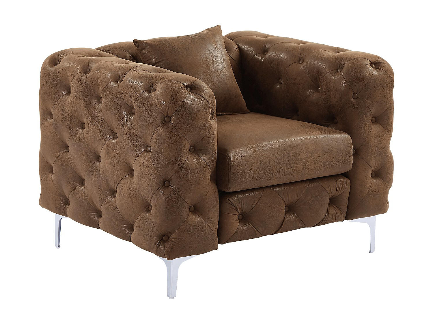 Vente-Unique Sessel Braun 106x76x91 cm