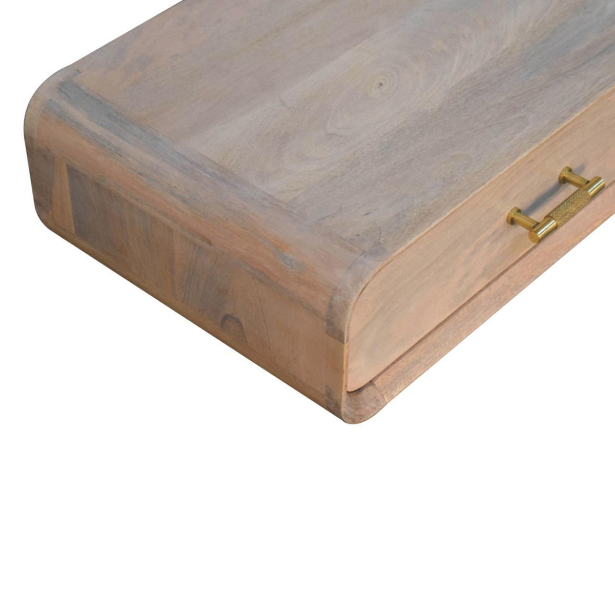 NACHTTISCH in Eichenoptik, 1 Schublade, Karamellbraun - Braun, Holz/Metall (32/15/50cm) - Artisan Furniture